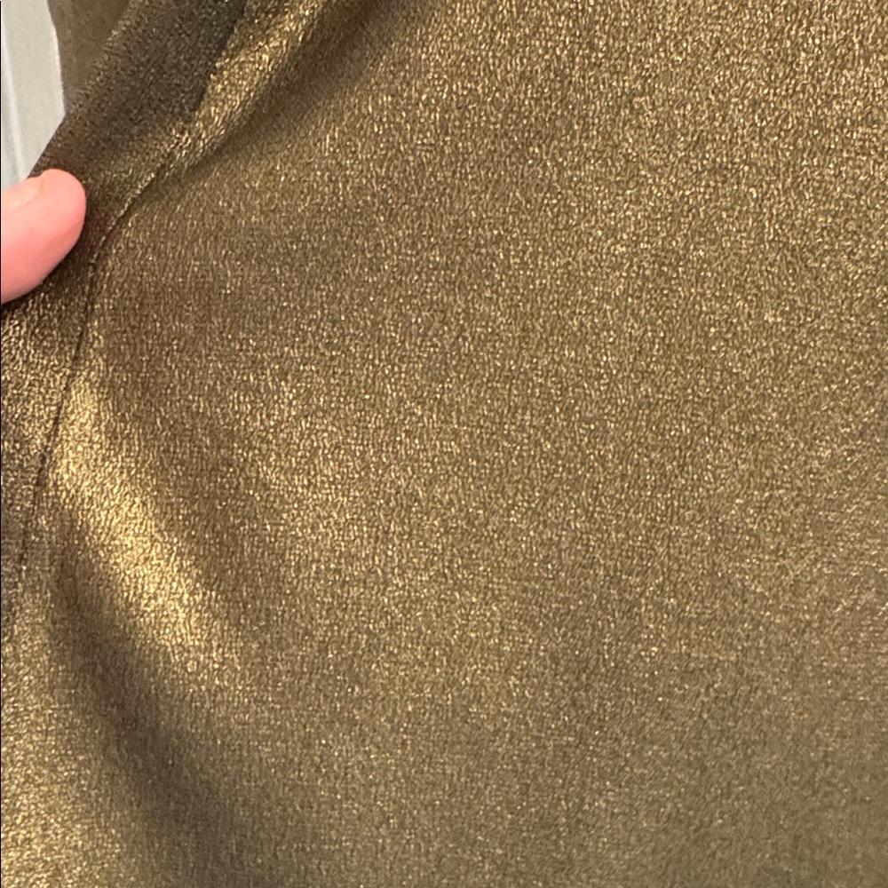 NWOT Joie Metallic Gold dress size large - Picture 6 of 8